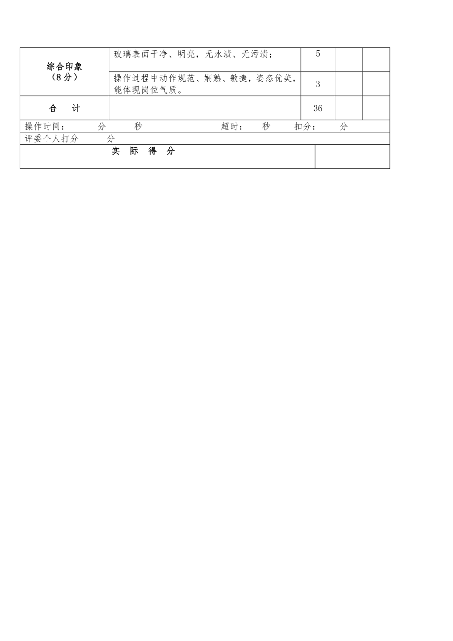 保洁技能大赛比赛规则.doc