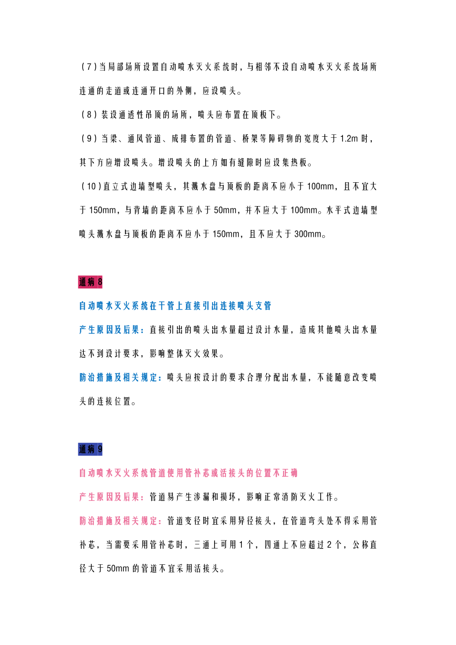 25个消防喷淋系统安装通病.doc