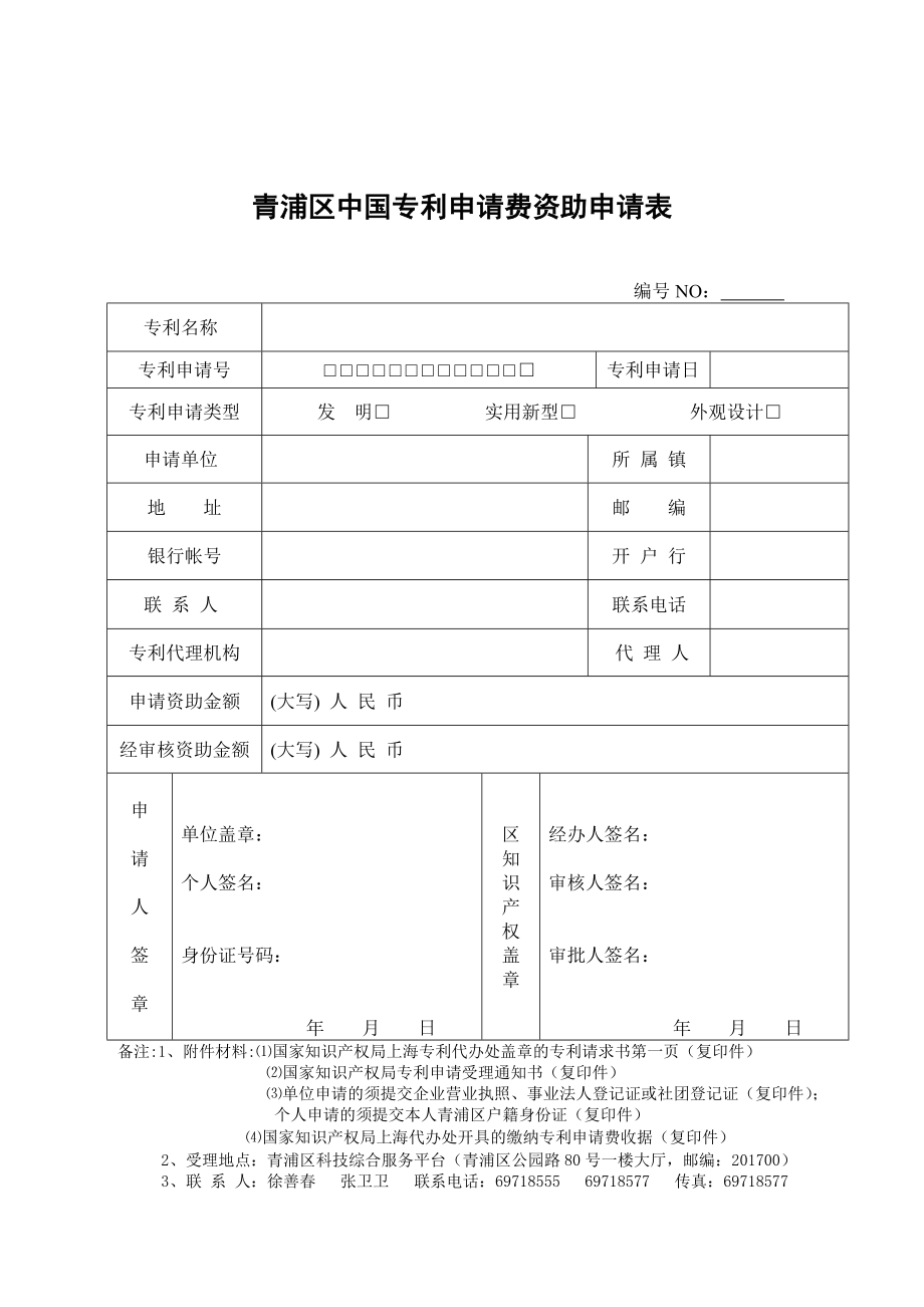 青浦区专利资助办法.doc