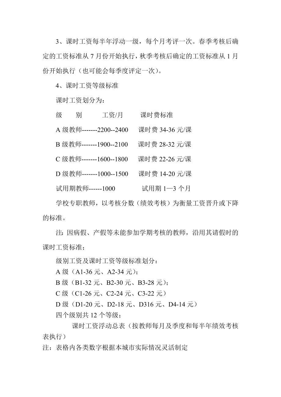 教师工资评级方案二.doc