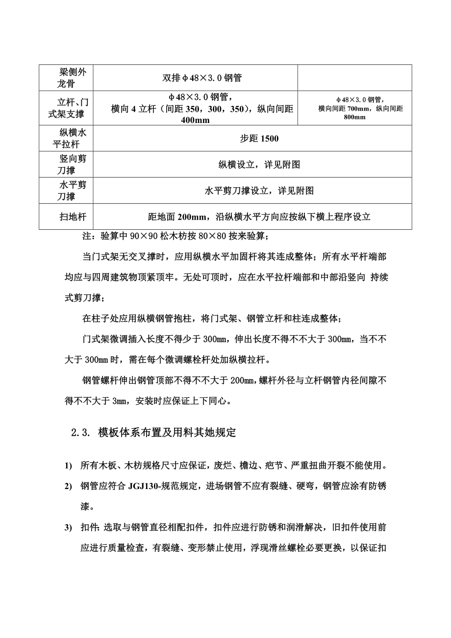 结构高大模板施工方案PKPM计算软件计算书胶合板模板.doc