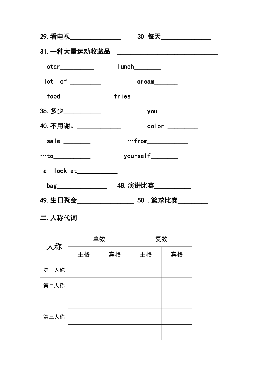 新人教版初一英语单词竞赛.doc