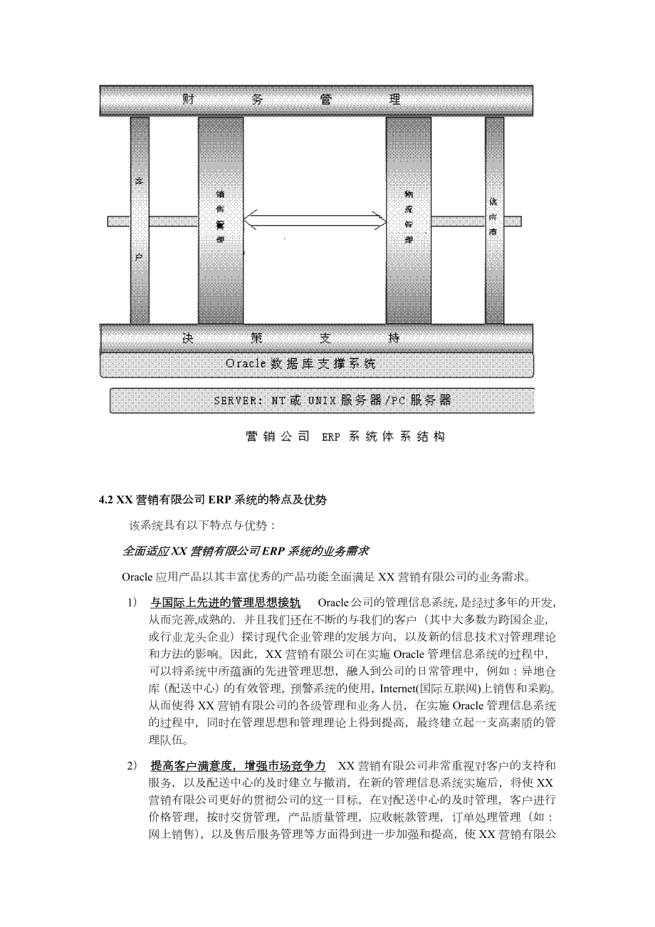 XX营销有限公司ERP系统实施应用投标书（实用文案）.doc