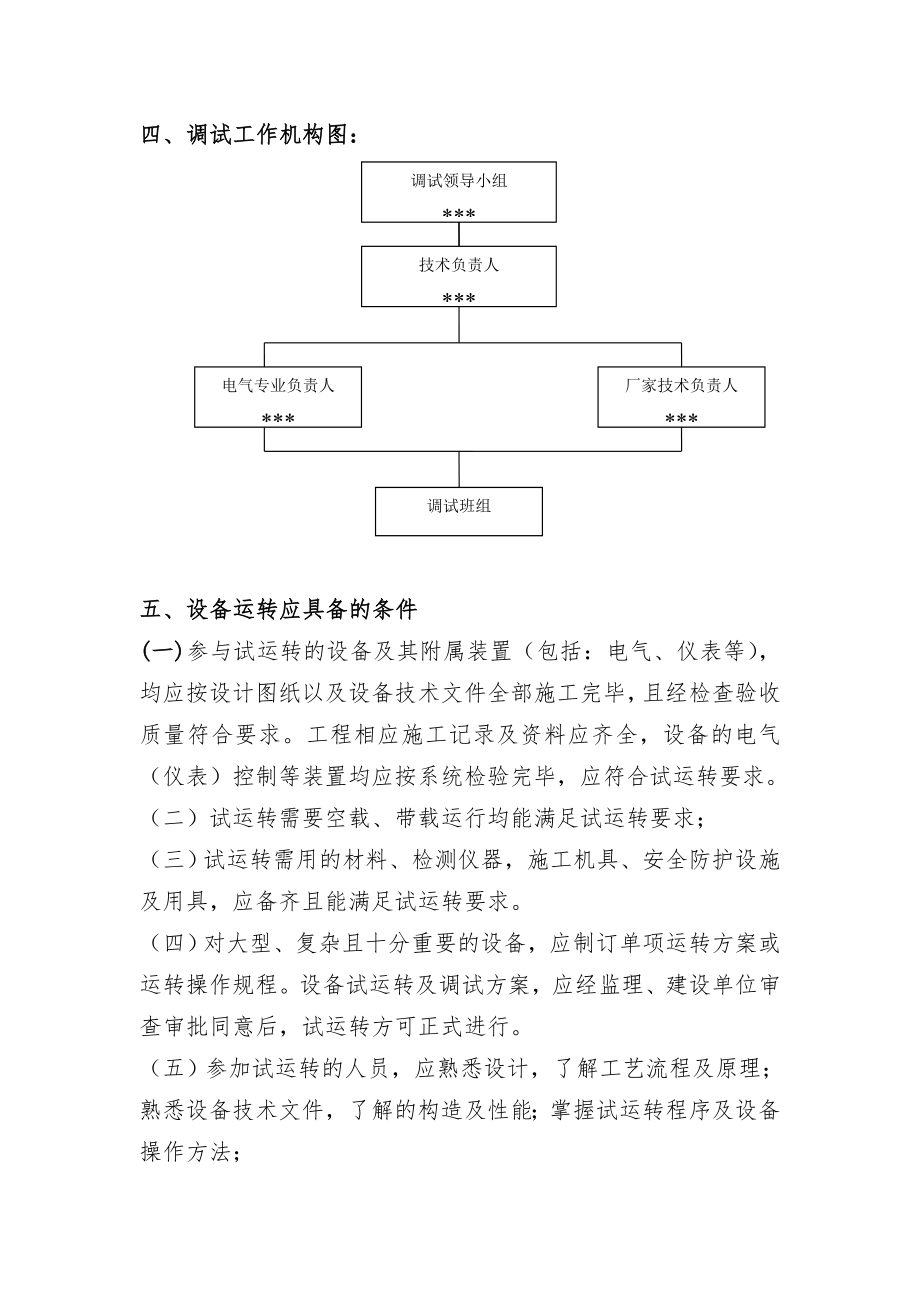 发电机组调试方案.doc