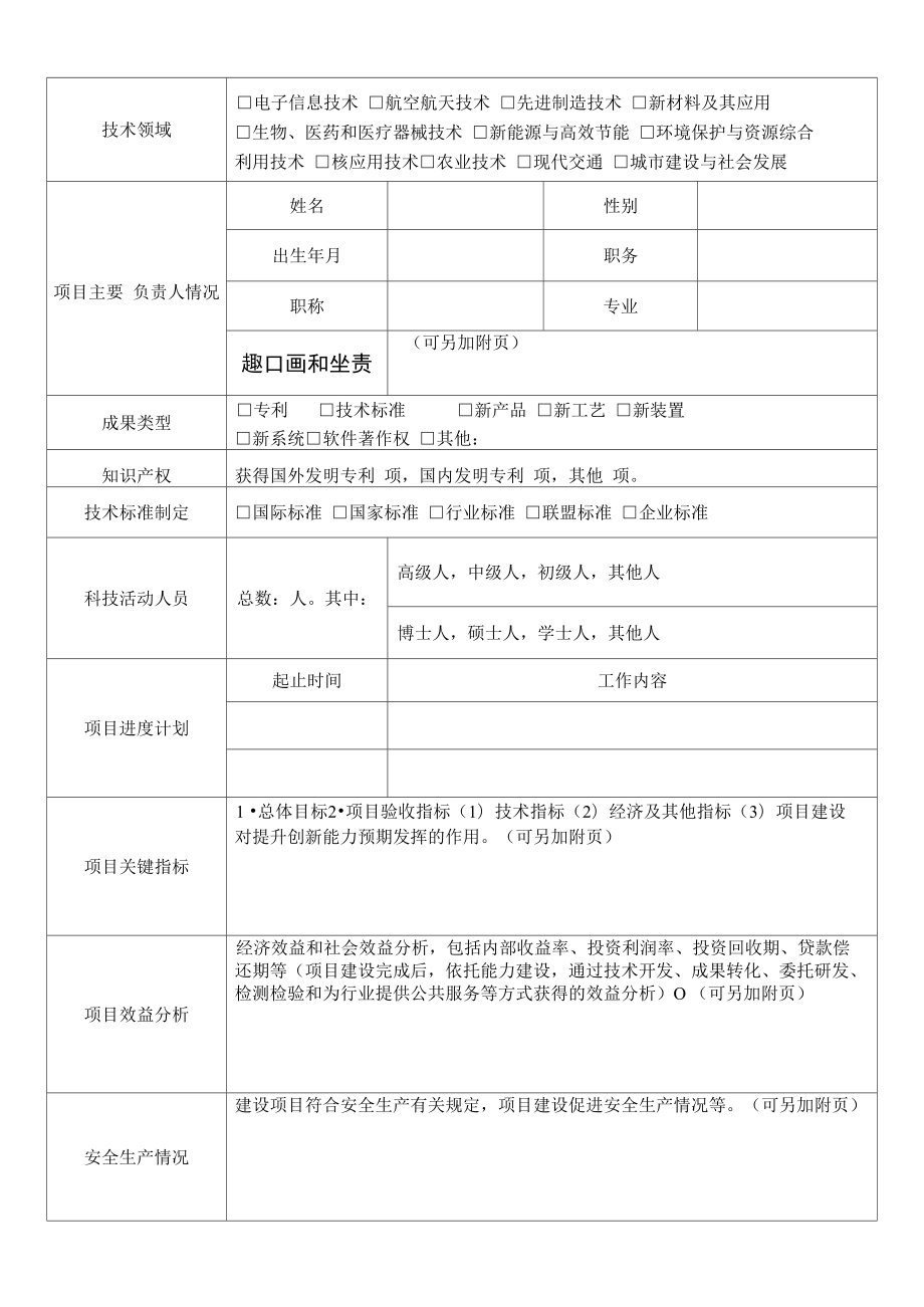 “院士XX创业”项目政策支持资金申请报告.doc