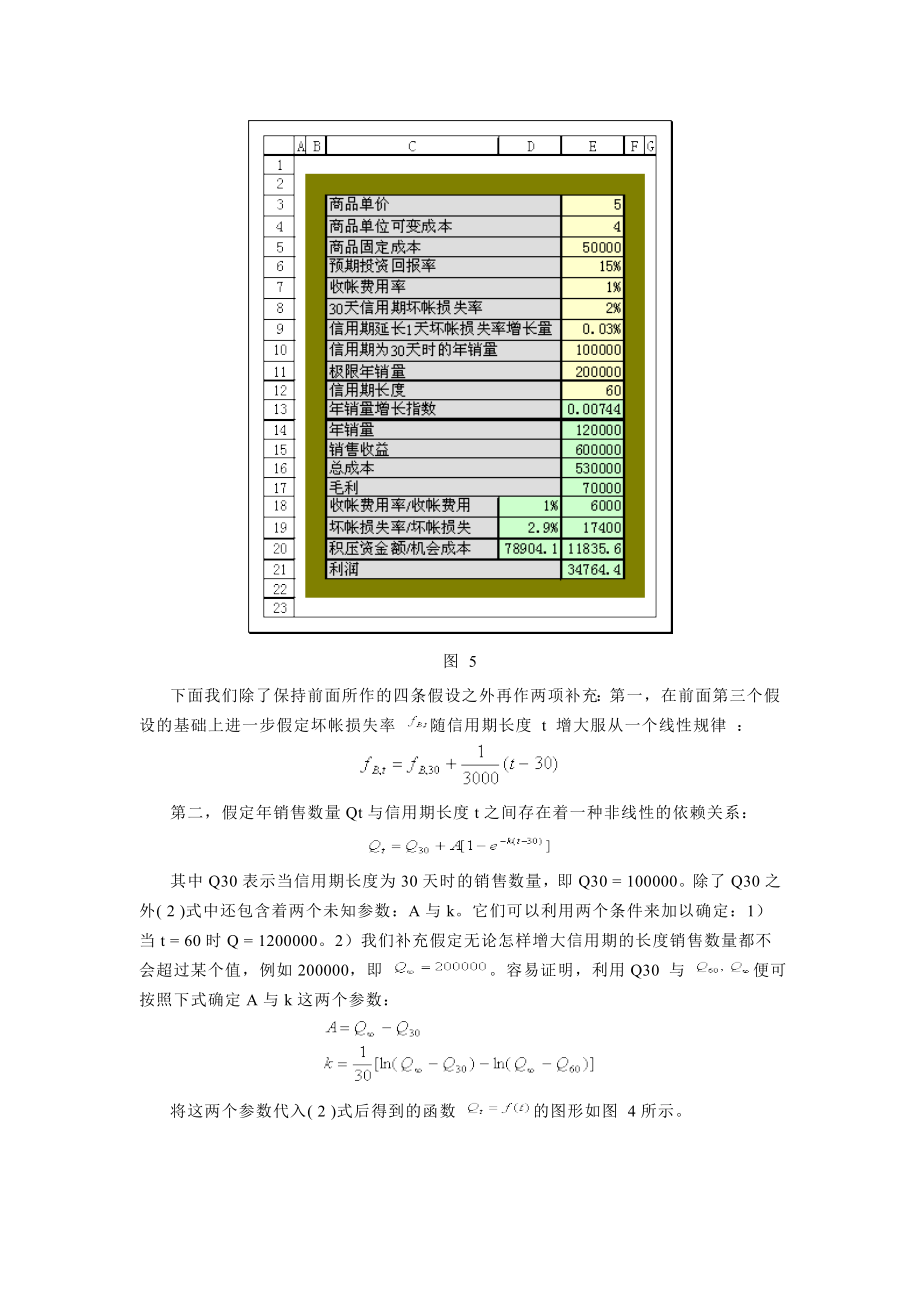 商品赊销决策模型.doc