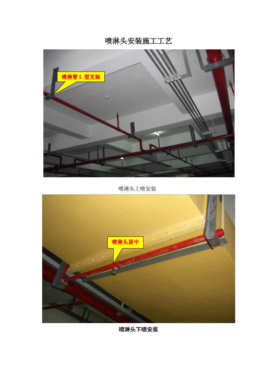 喷淋头安装施工工艺.doc