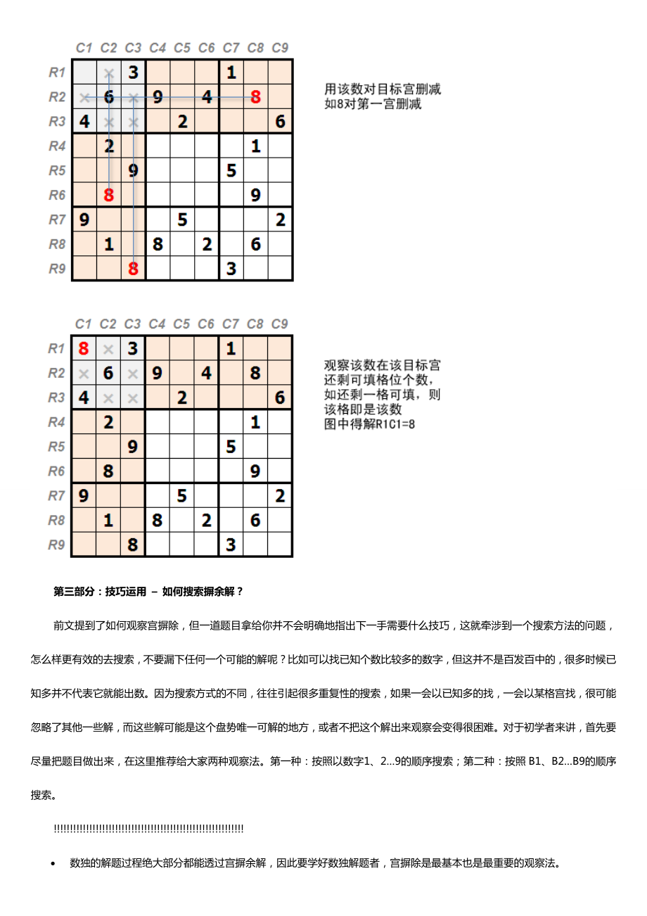 [数独入门技巧]宫摒除法使用.doc