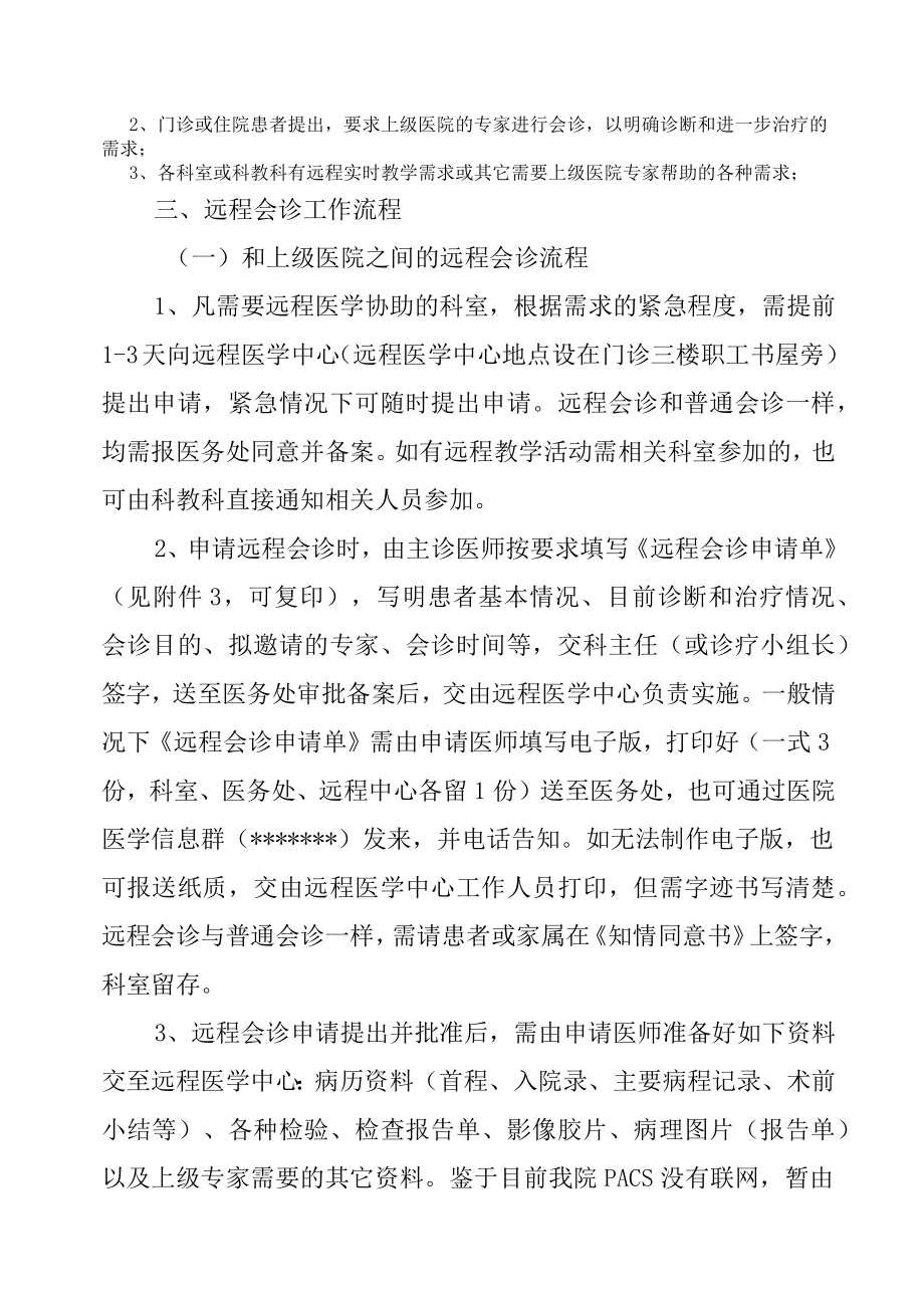 医院远程会诊管理暂行规定.doc