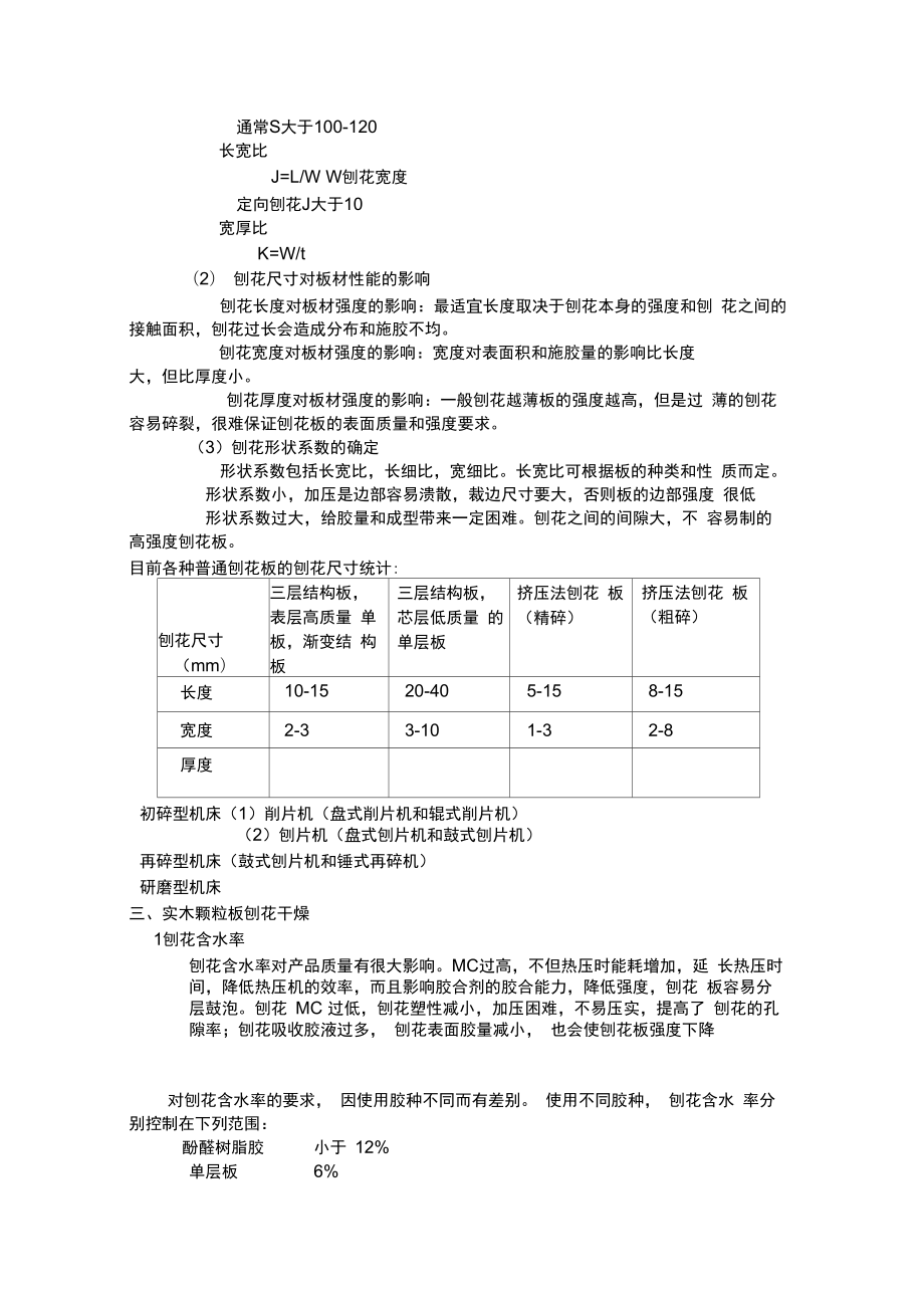 原材料实木颗粒板生产工艺流程.doc