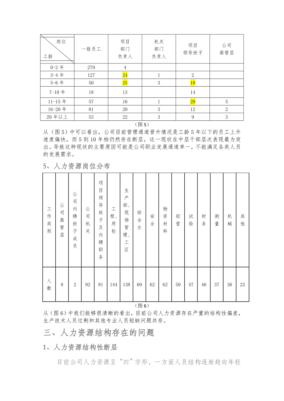 公司人力资源结构分析.doc