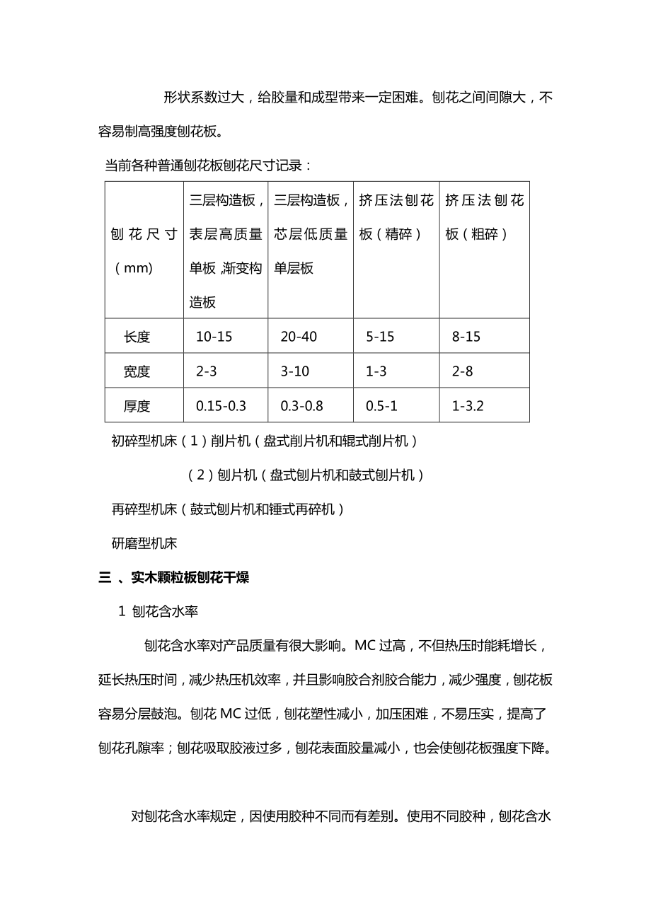 原材料实木颗粒板生产基本工艺作业流程.doc