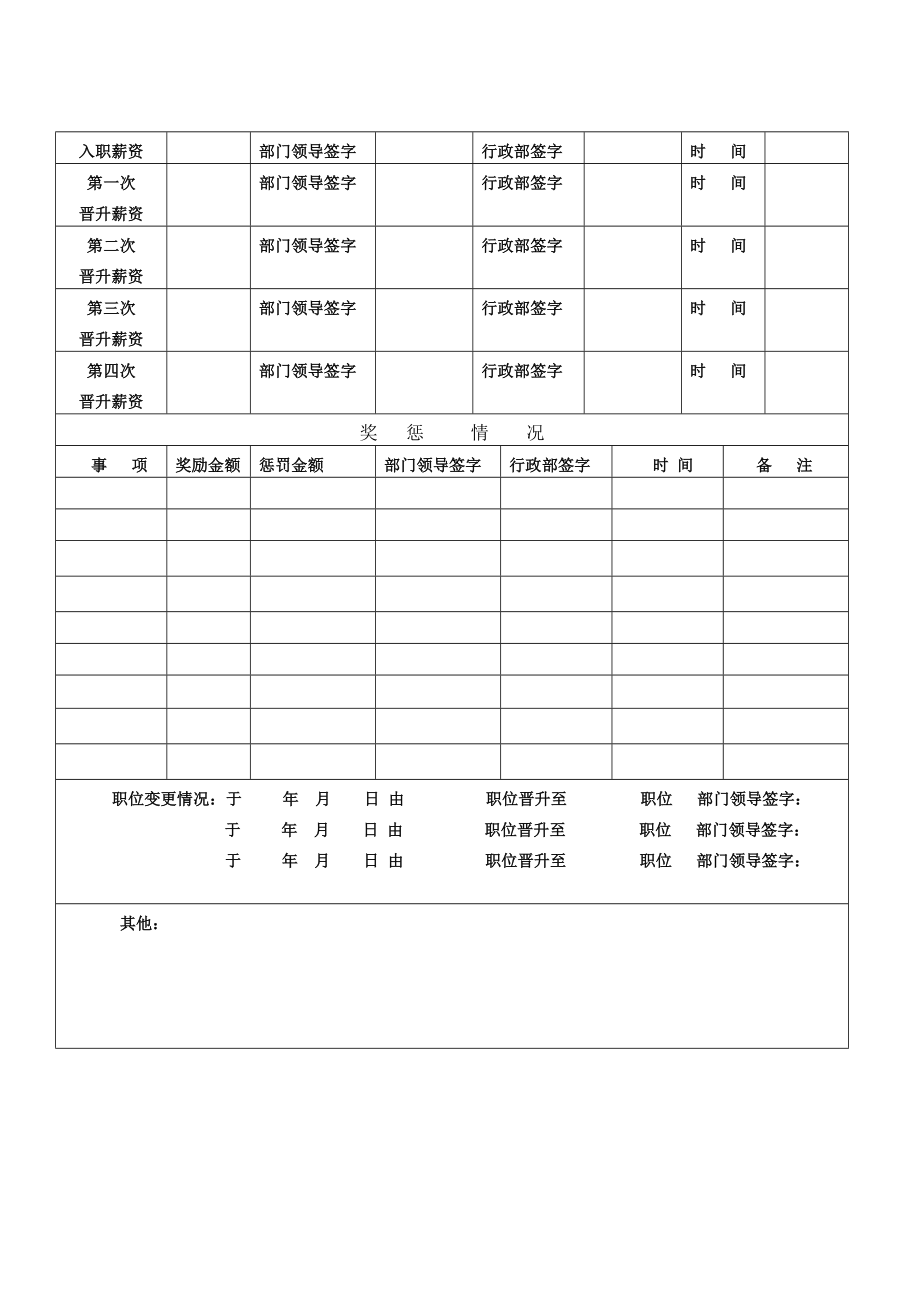 员工信息登记表(详细模板).doc