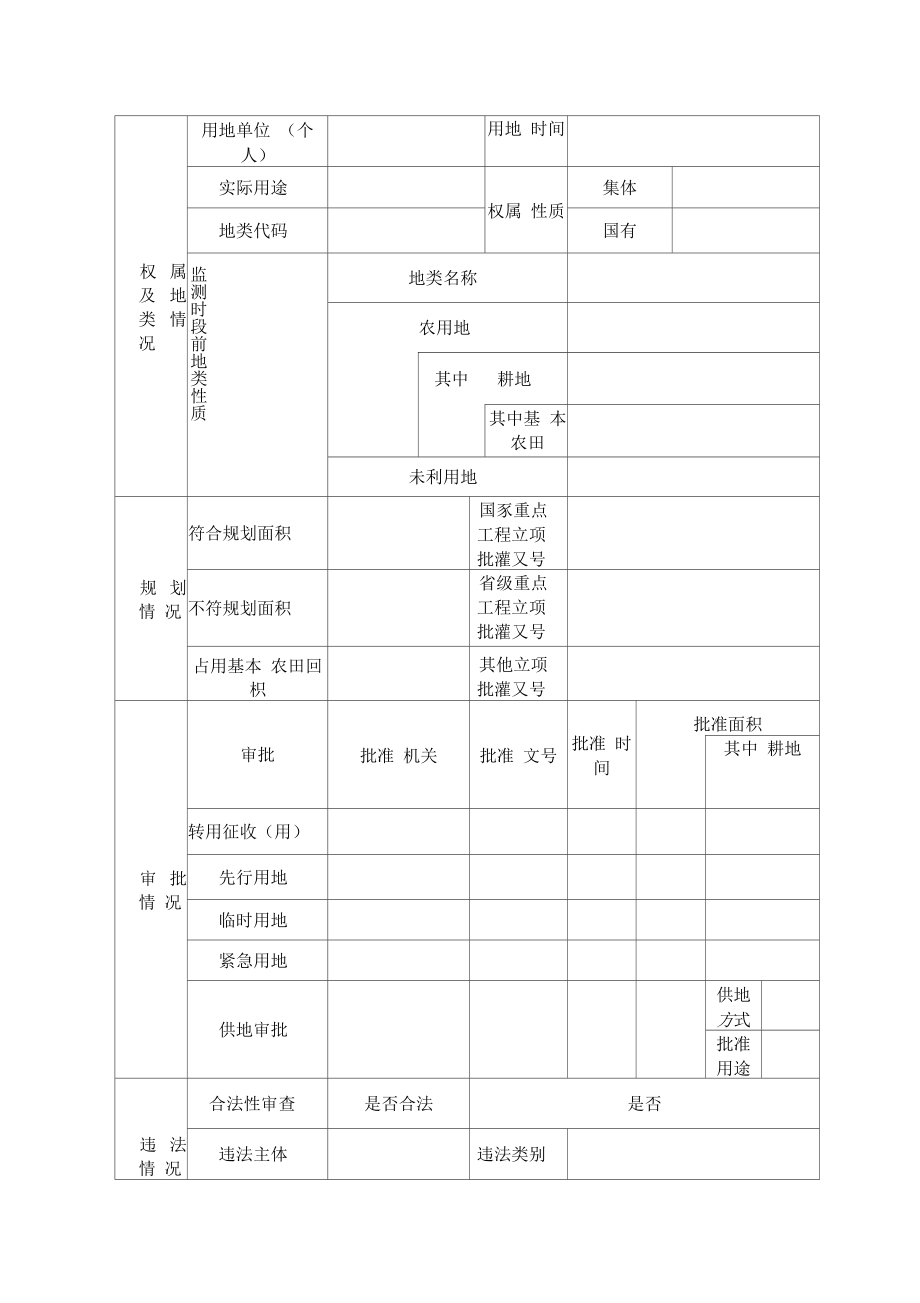 卫片图斑实地核查情况说明表.doc