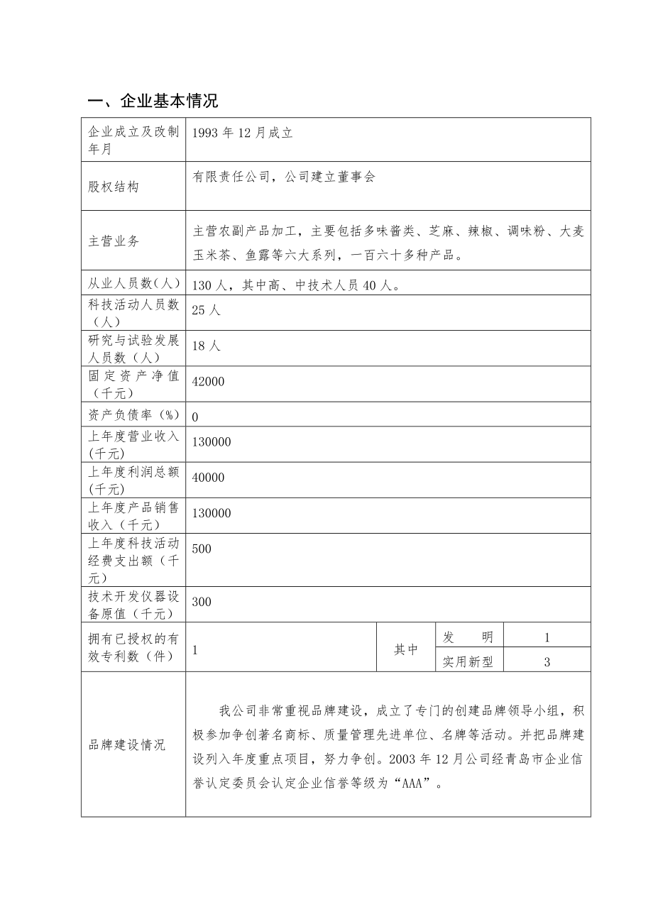 重点技术创新项目计划立项建议书.doc