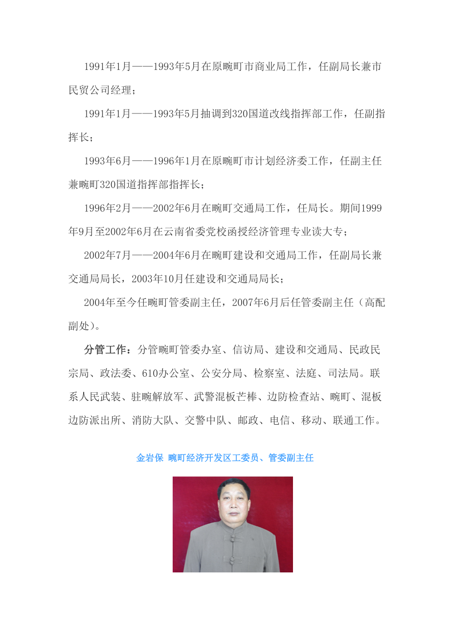 畹町经济开发区管委会领导简介.doc