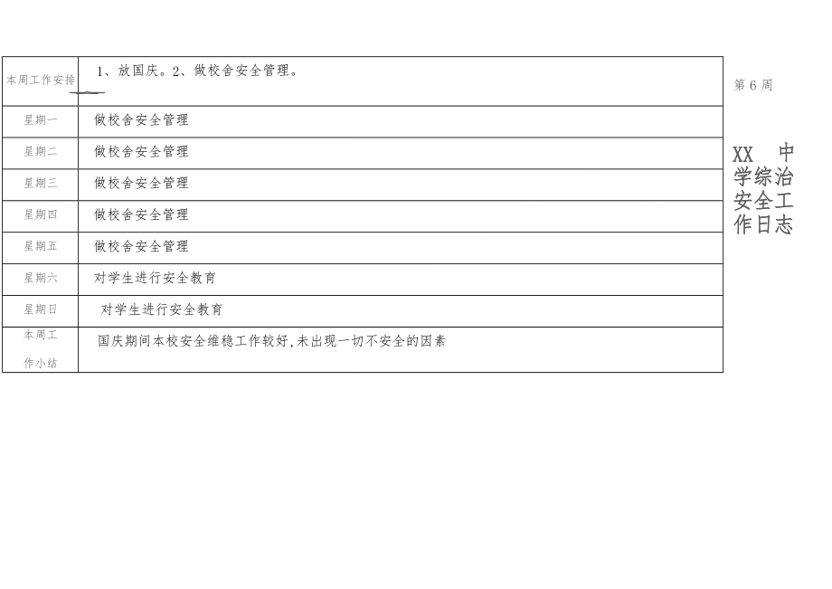 学校安全工作日志.doc