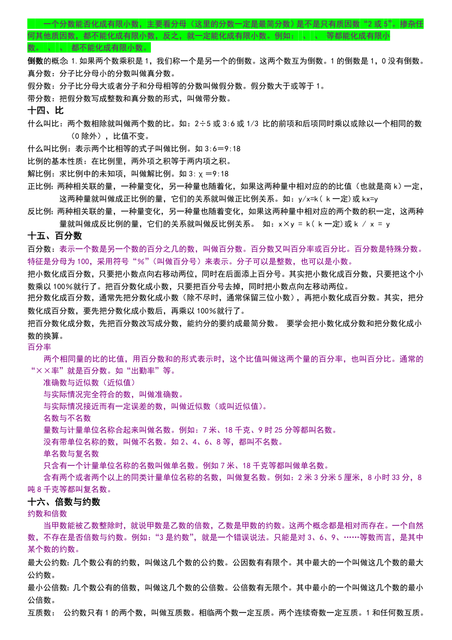 小学数学公式及知识点总结.doc