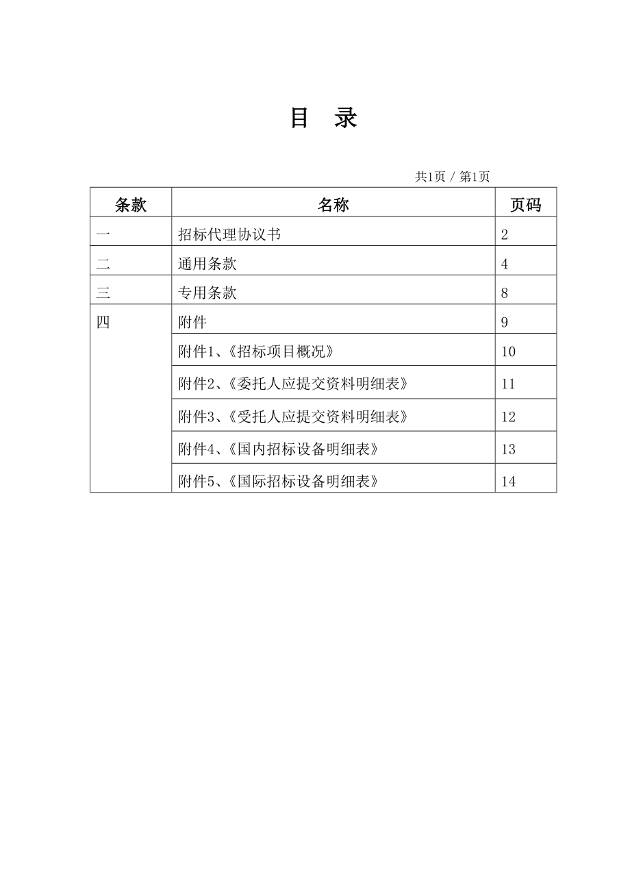 设备采购招标代理合同书.doc