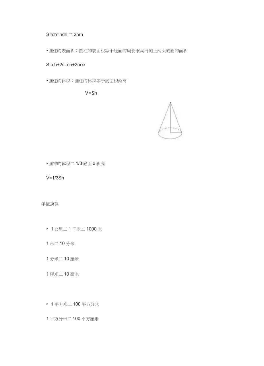 小升初数学公式汇总考试必备.doc