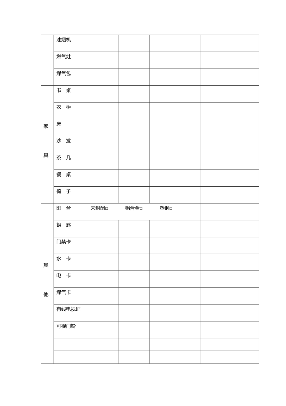 房屋租赁合同协议书范本含中介及交接清单.doc