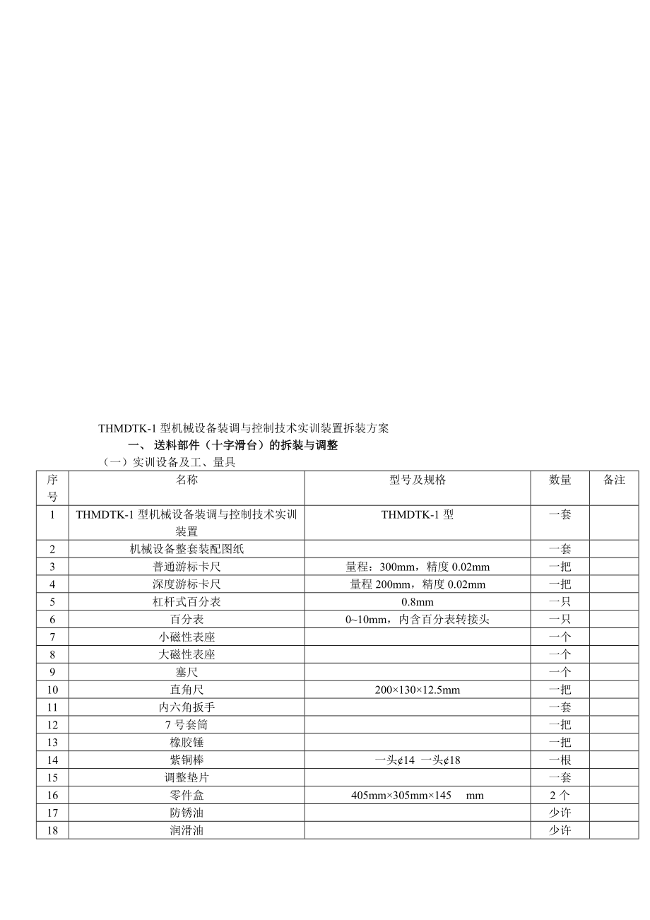 THMDTK1机械设备拆装.doc