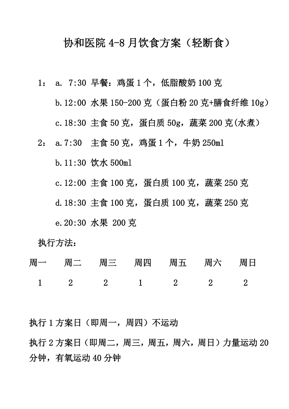 协和医院减重方案.doc