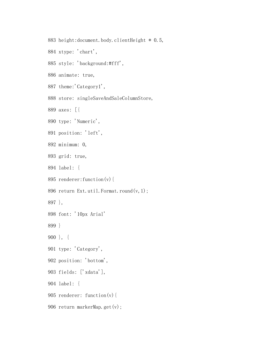 Extjs雷达图表初始化点染x轴数据.doc