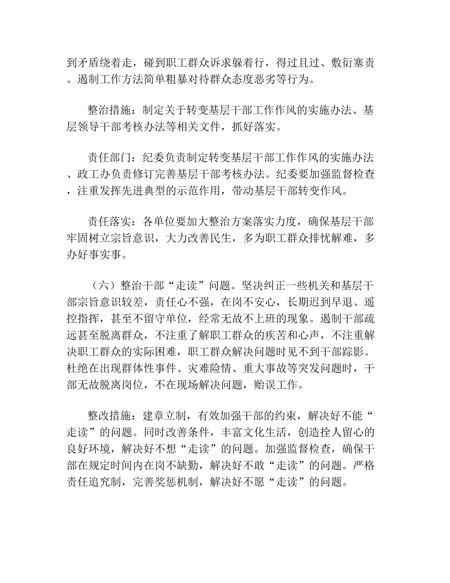 XXX开展纠正群众身边不正之风专项整治活动实施方案.doc