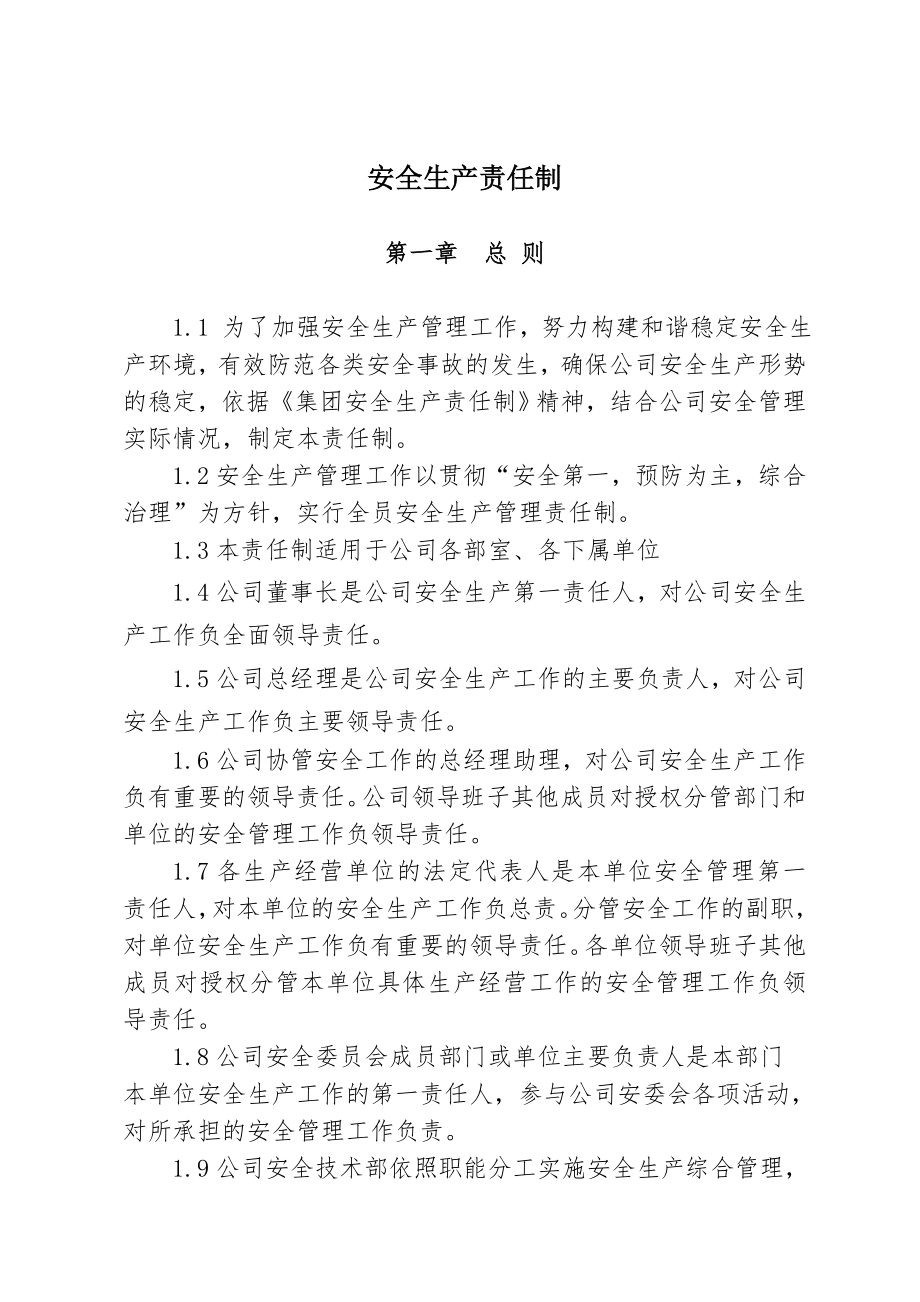 【汇编】集团公司安全生产责任制（13页）.doc