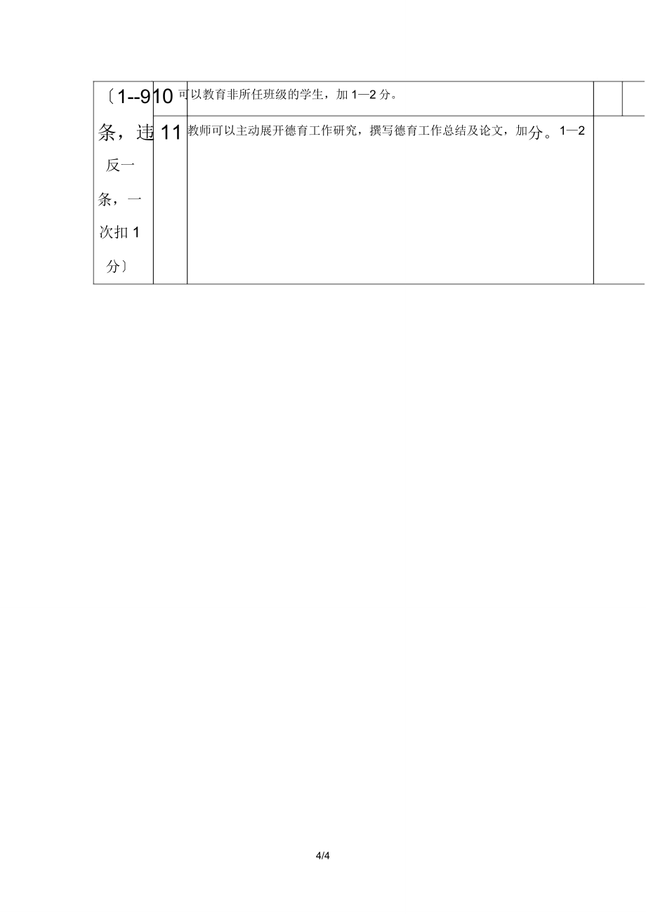 教师德育工作量化考核方案.doc