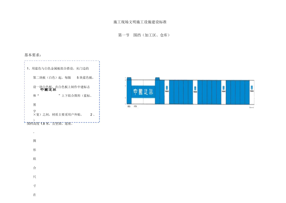 施工现场文明施工设施建设标准.doc