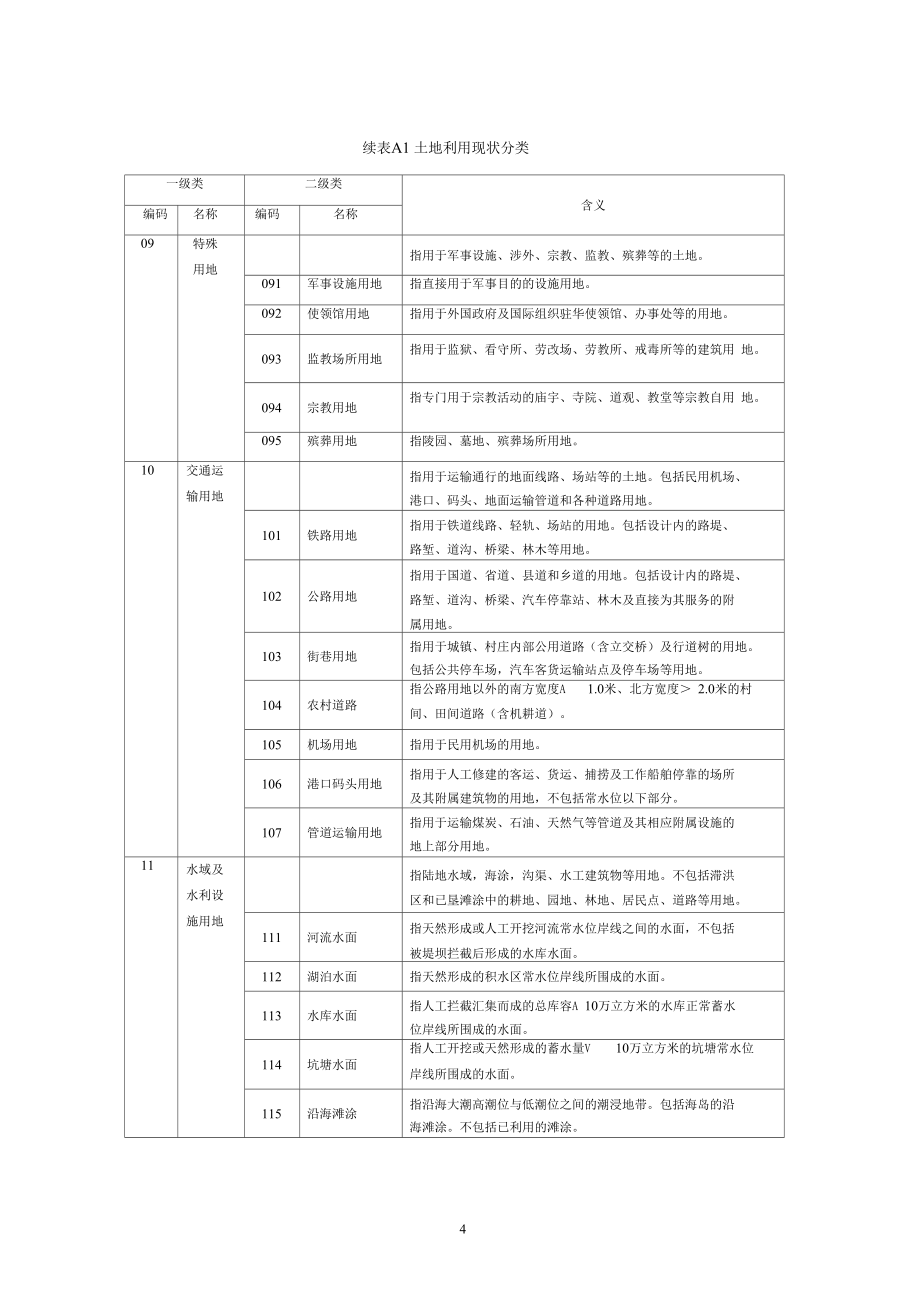 最新全国土地利用现状分类.doc