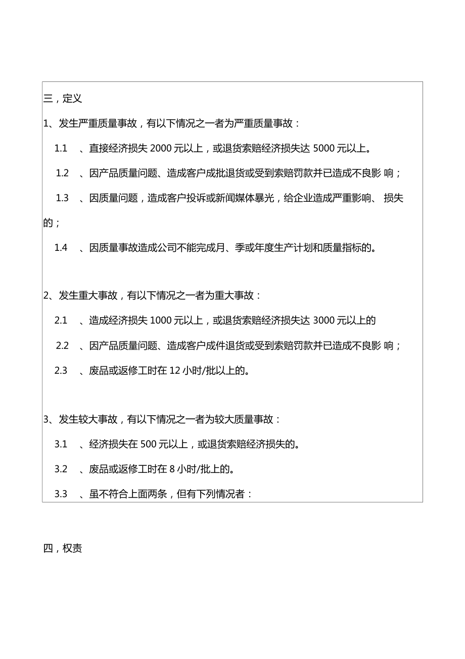 产品质量事故定义及报告处理控制程序.doc