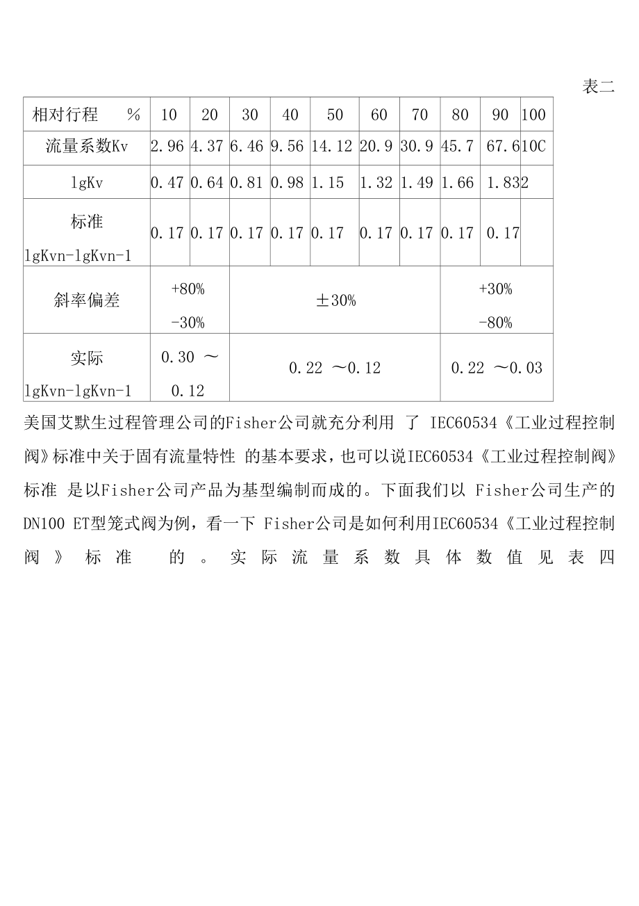 控制阀流量特性解析.doc