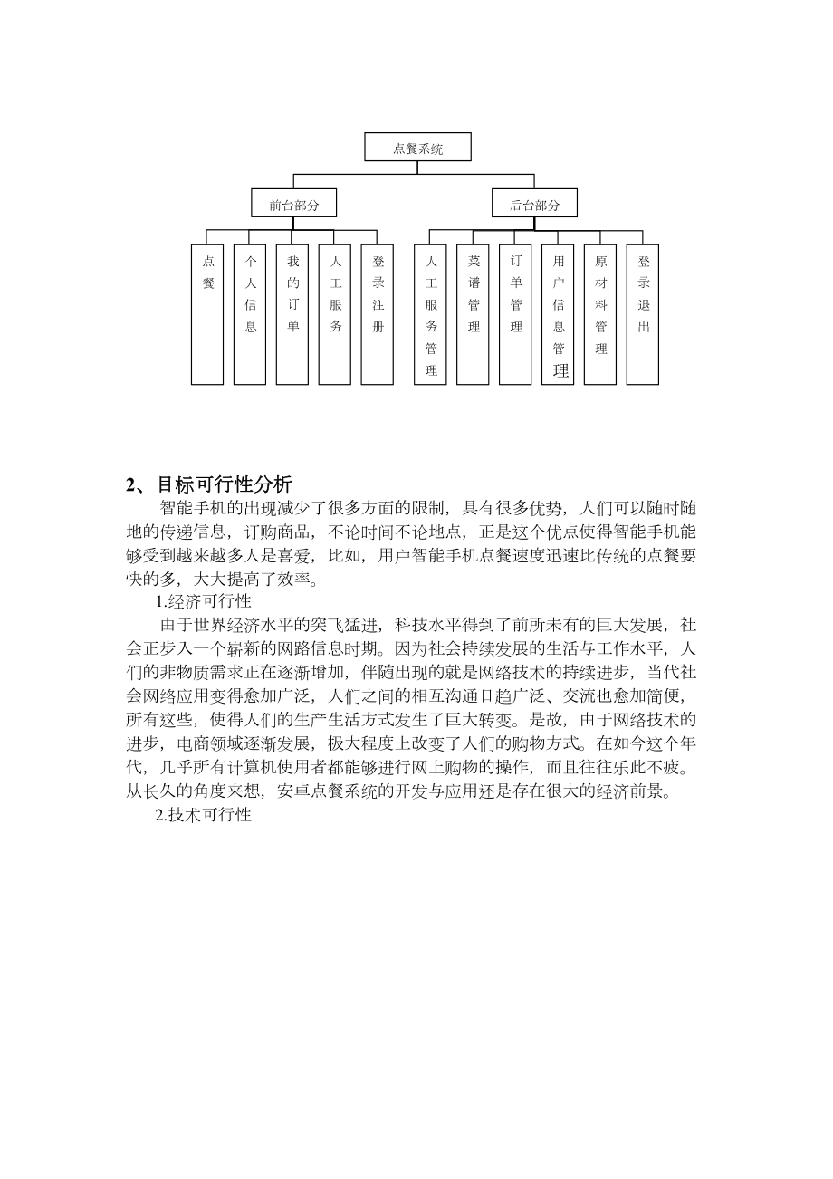 点餐系统设计.doc