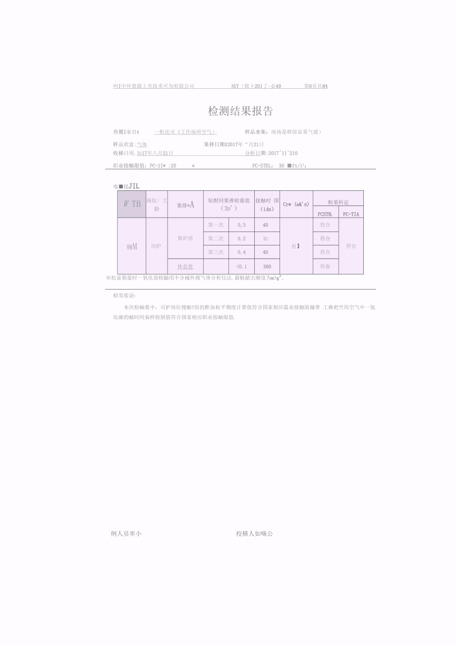 职业病危害因素监测结果公示.doc