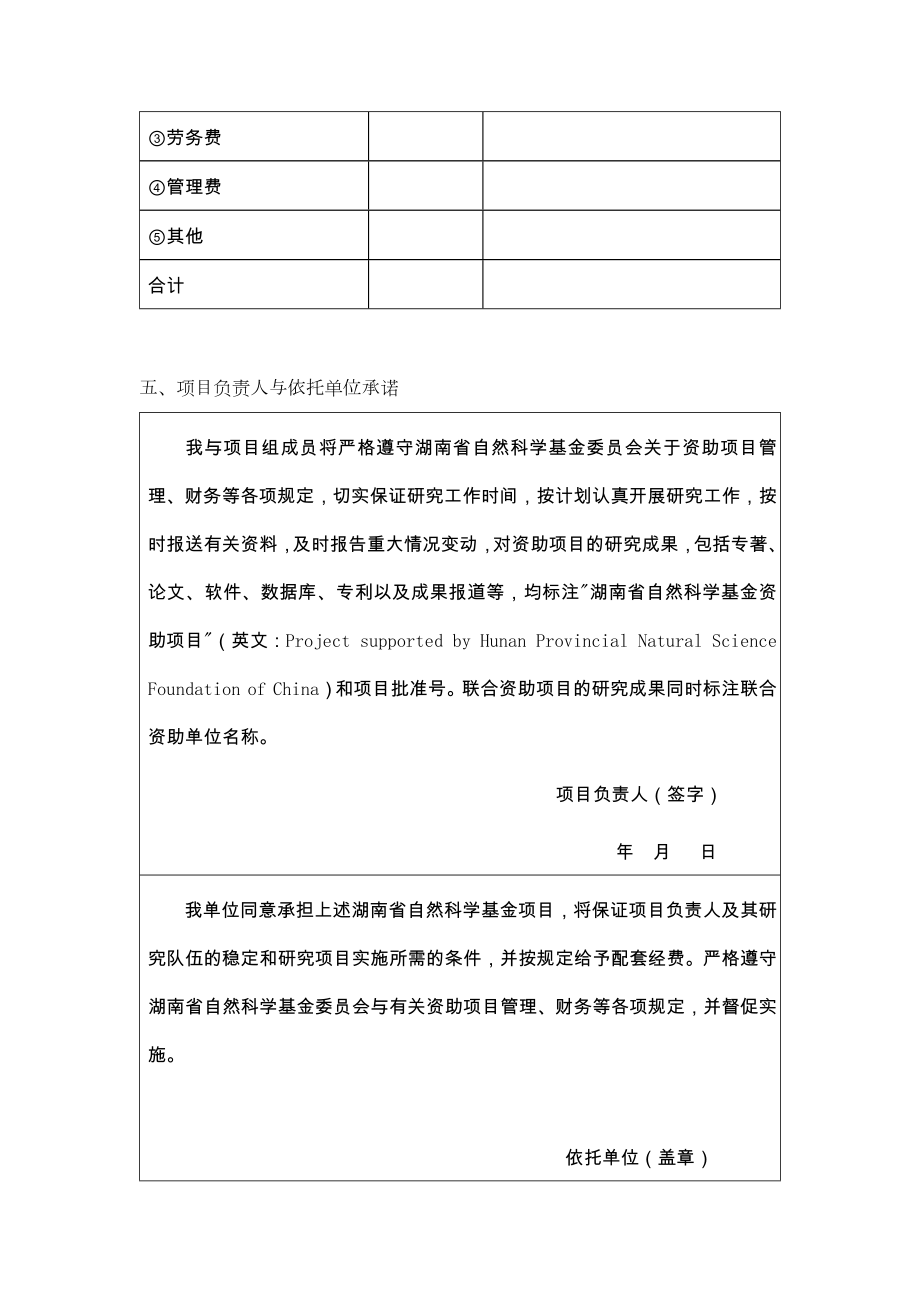 湖南省自然科学基金滚动项目合同书.doc