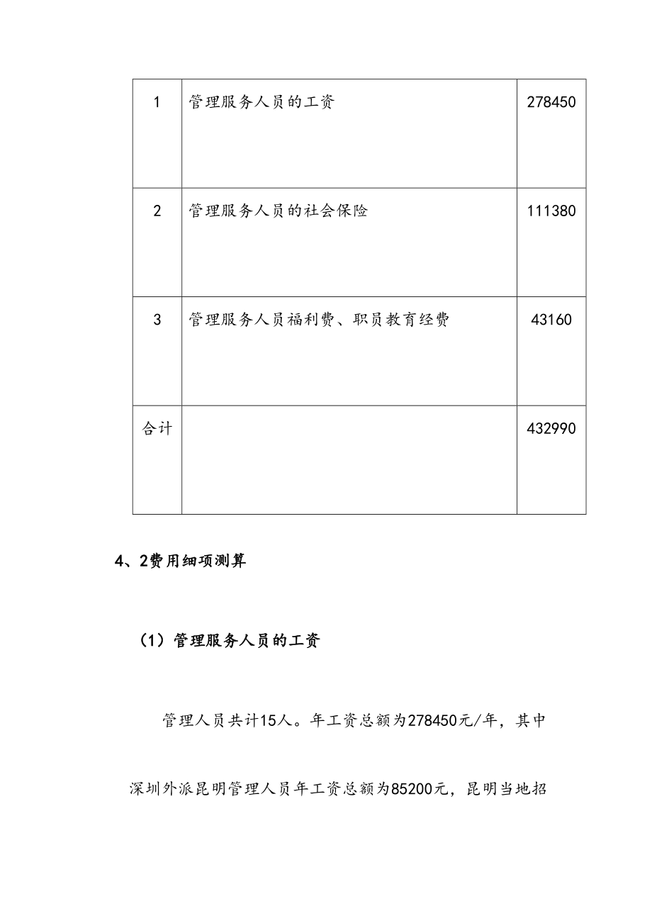 最新物业管理总费用构成明细.doc