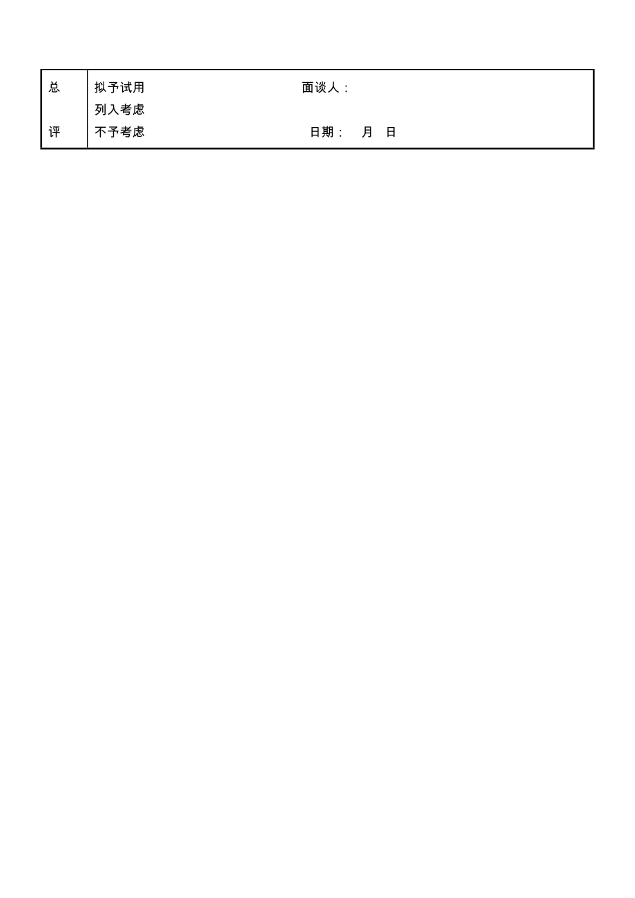 第十五节 面谈记录表.doc