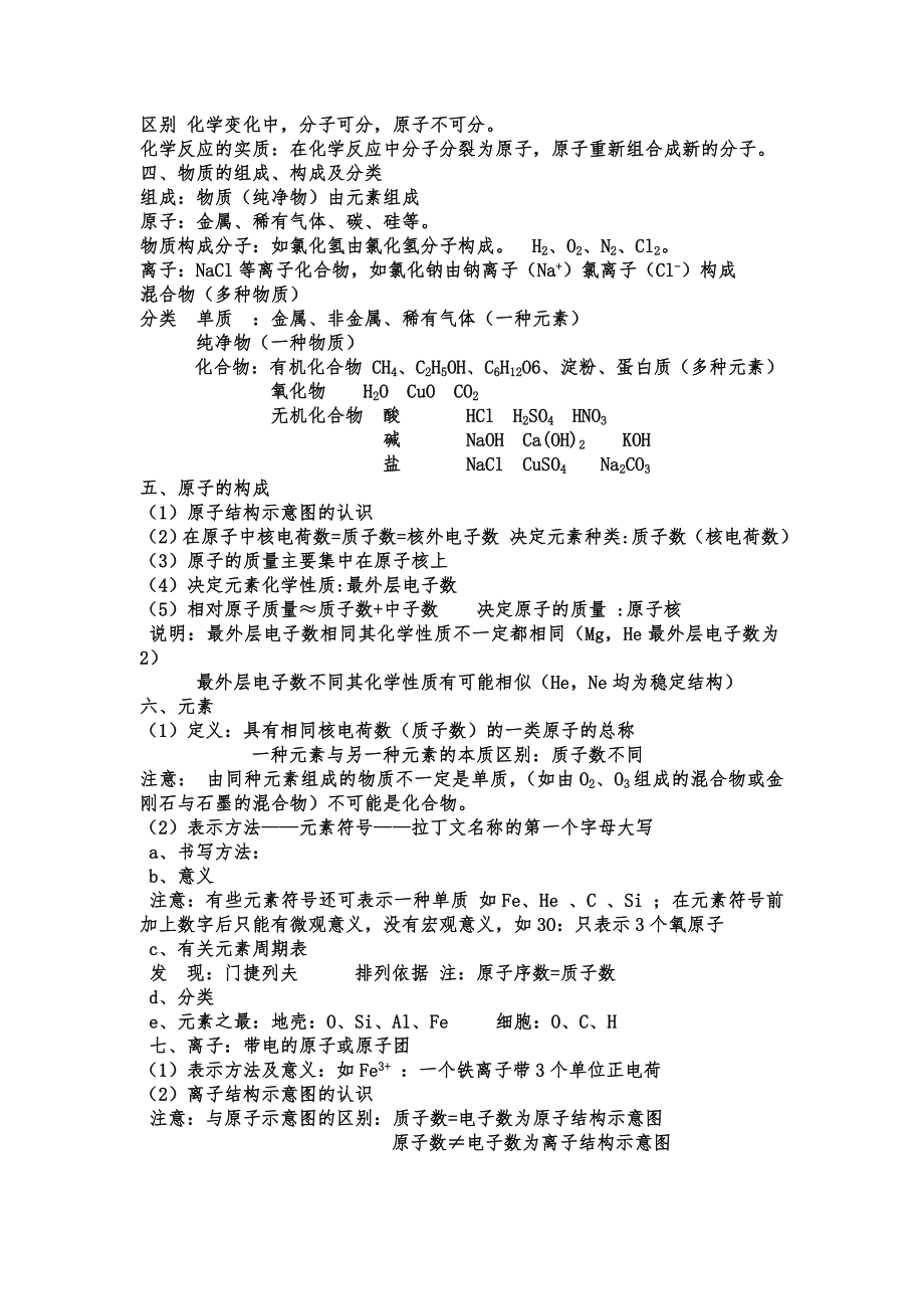 鲁教版化学九年级上册知识点总结.doc