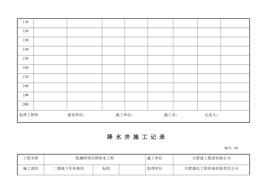 降-水-井-施-工-记-录.doc