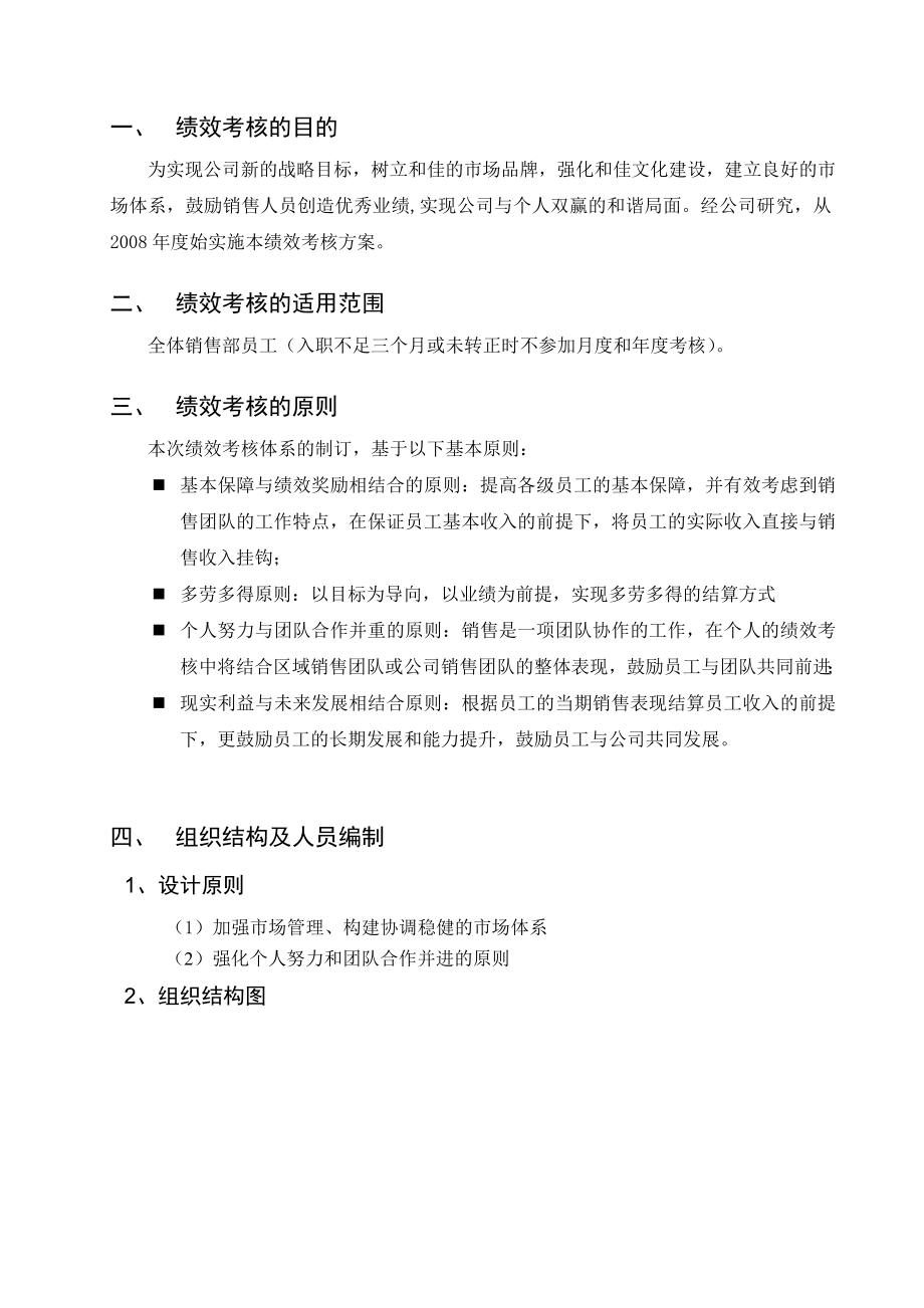 某医疗设备控股公司销售团队绩效考核制度.doc