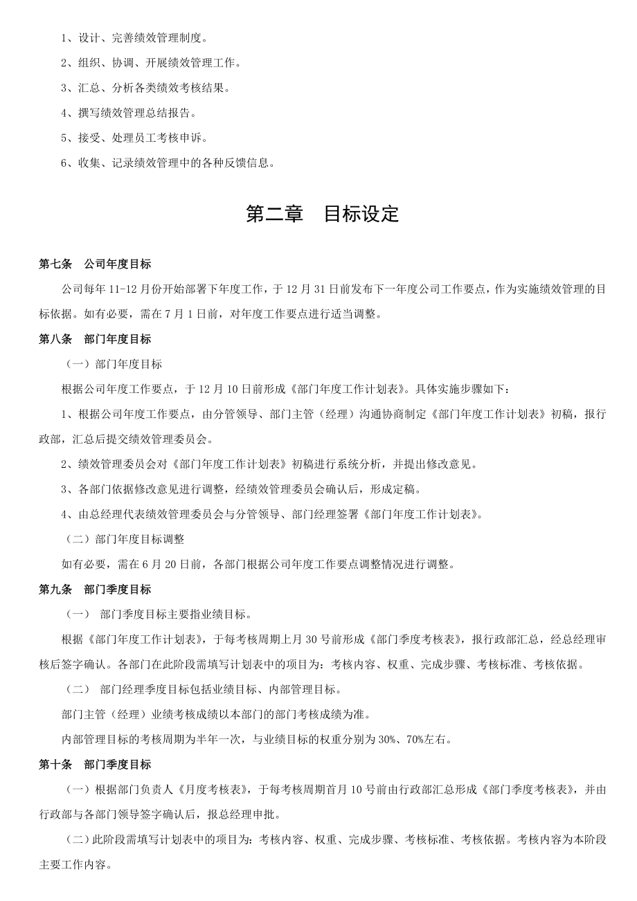 某公司绩效管理制度.doc