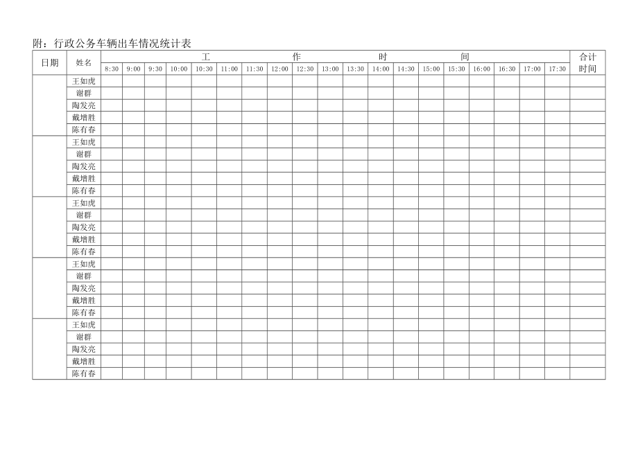 公务车辆驾驶员管理办法（参考Word）.doc