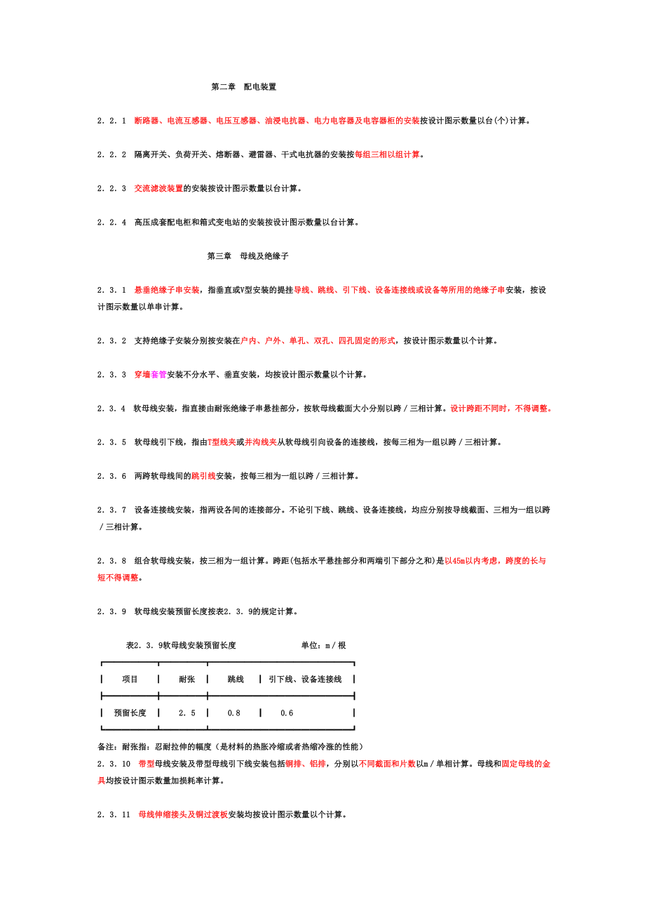 2010电气设备安装工程定额.doc