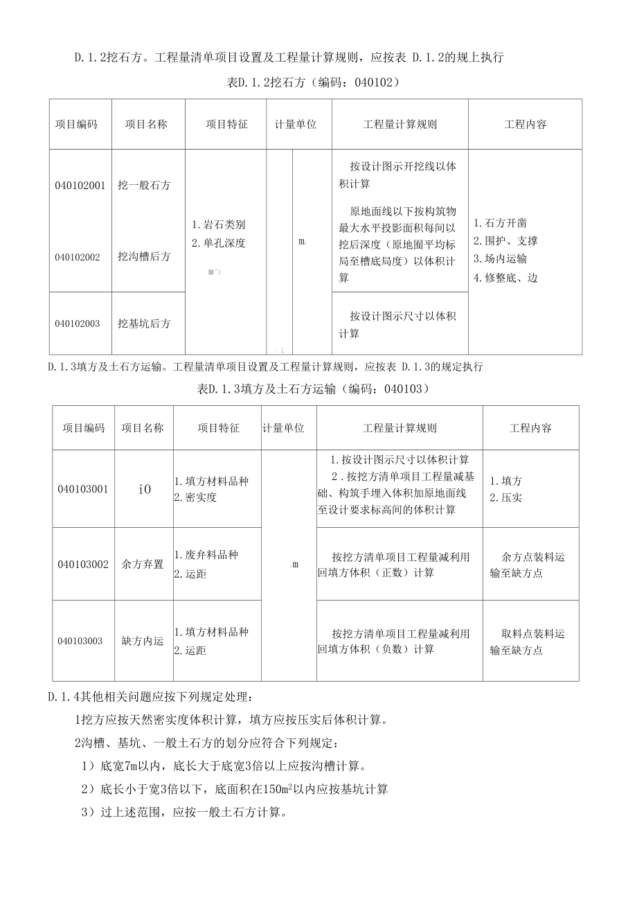 市政工程工程量清单项目及计算规则(gb50500)知识分享.doc