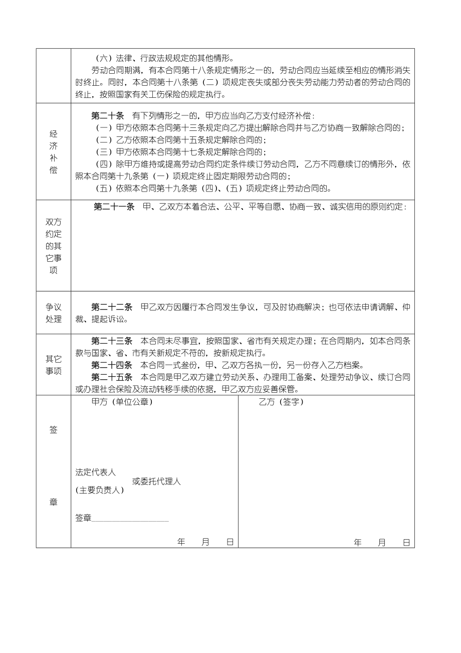 安徽合肥市劳动合同示范文本.doc