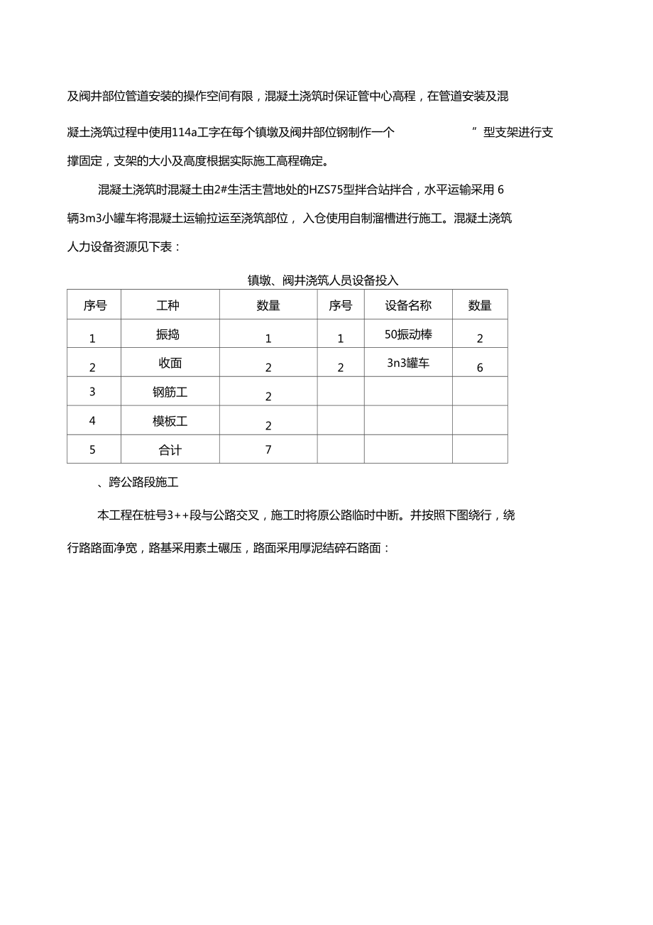 球墨铸铁管安装方案.doc