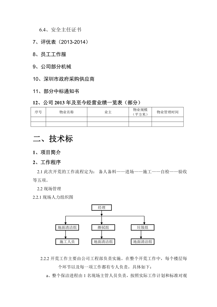 清洁开荒投标文件.doc